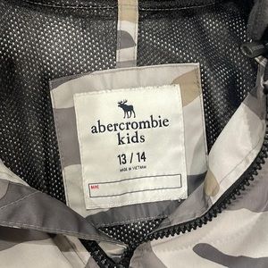 Abercrombie Camo hooded jacket.